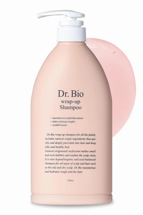 Wrap-Up Shampoo, Hydrating and Soothing Hair Shampoo with Probiotcs and Cica, Hair and Scalp Care for Sensitive Scalp, Smooth and Shiny Hair, Vegan, Silicone & Paraben Free, Korean Hair Care