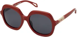 Zadig & Voltaire Prescription Eyewear Frames Unisex, Shiny Full Red, 56